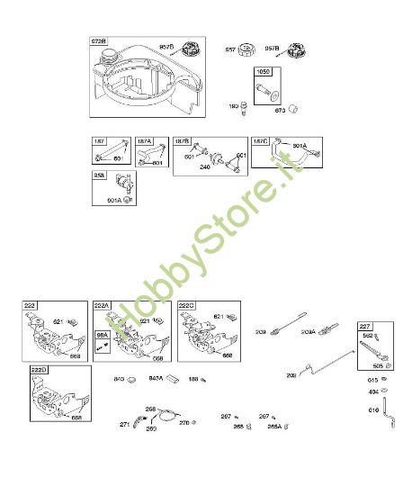 F - Comandi, alimentazione carburante, molla regolatore B&S - 12 €¦ 127802-1765-B1 brand Stihl
